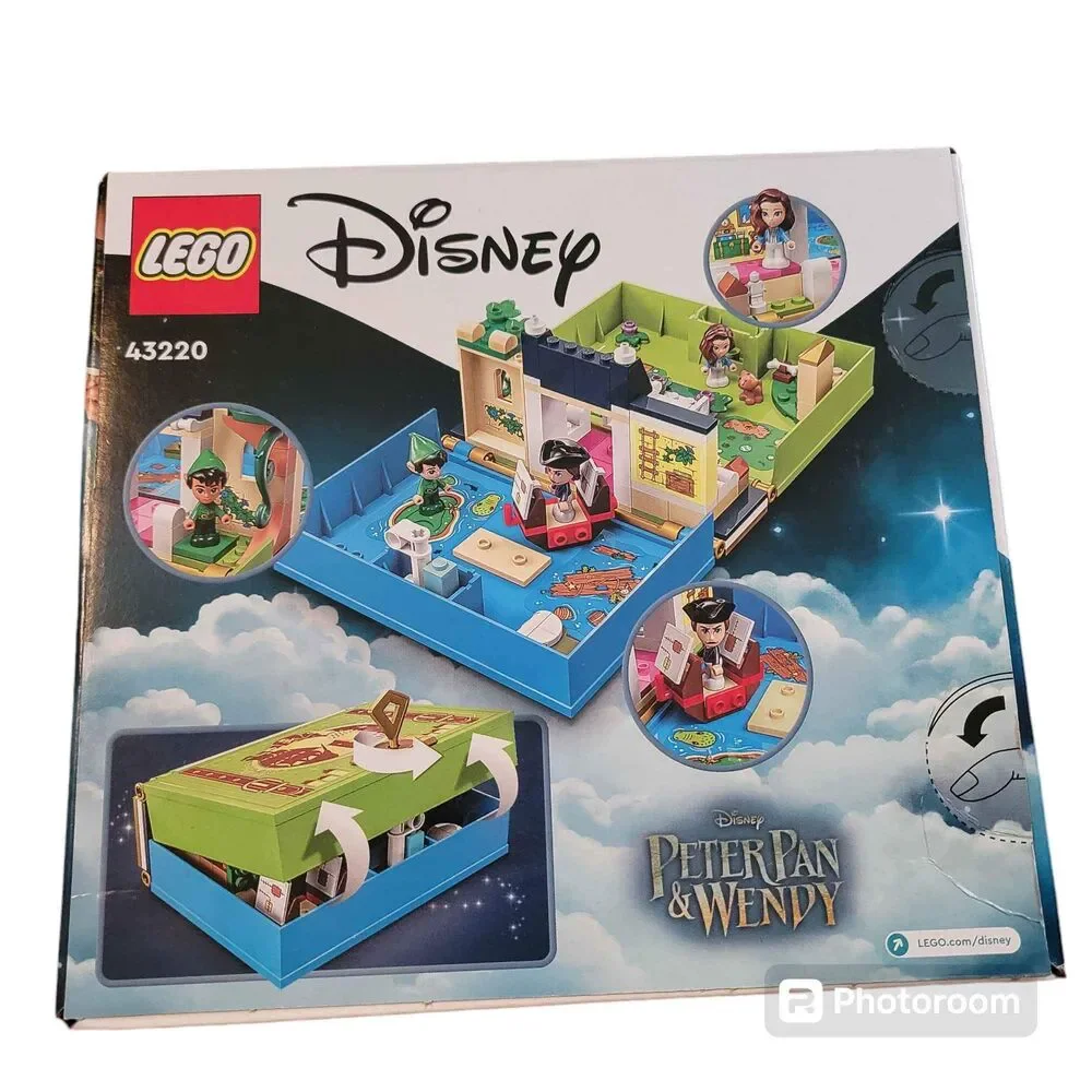 NEW LEGO 5+ Disney Peter Pan & Wendy Storybook Adventure 111 pieces 43220